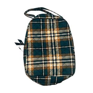 Beautiful Vera Bradley Cotton Bunch Lunch Bag, Orchard Plaid, Orchard Plaid, One